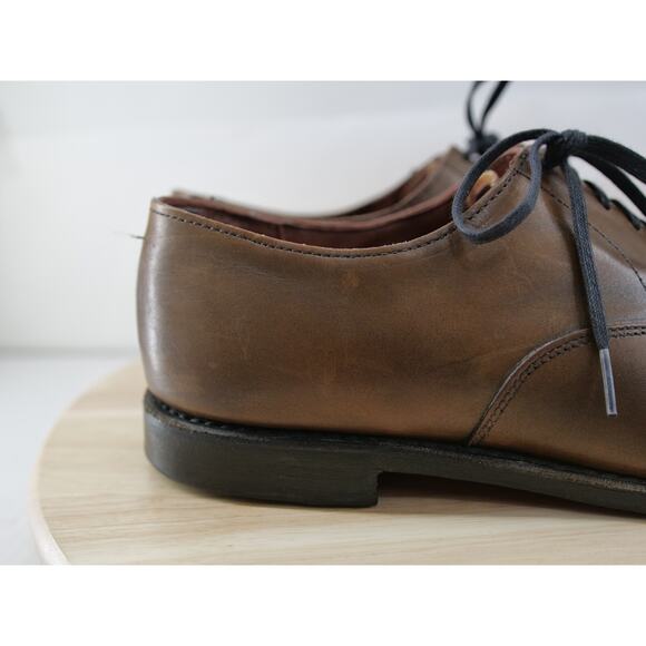 Allen Edmonds Carlyle Plain Toe Oxford Dress Shoes Dark Brown Men\'s 9.5‎ D main image 5